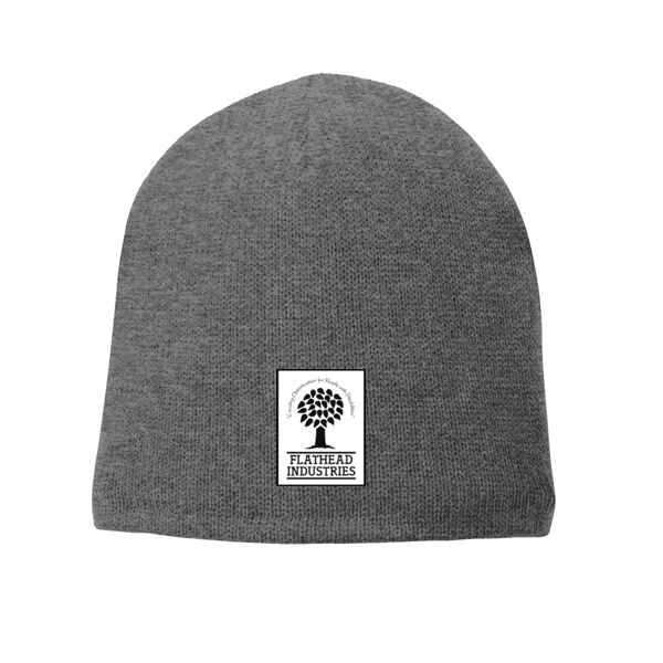 Fleece-Lined Knit Beanie Cap Thumbnail